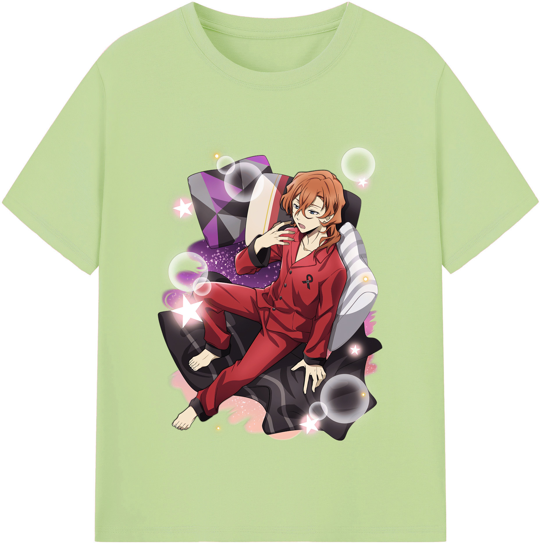 （画像用） 文豪ストレイドッグス Bungo Stray Dogs 綿100％半袖Tシャツ（フロントプリント）